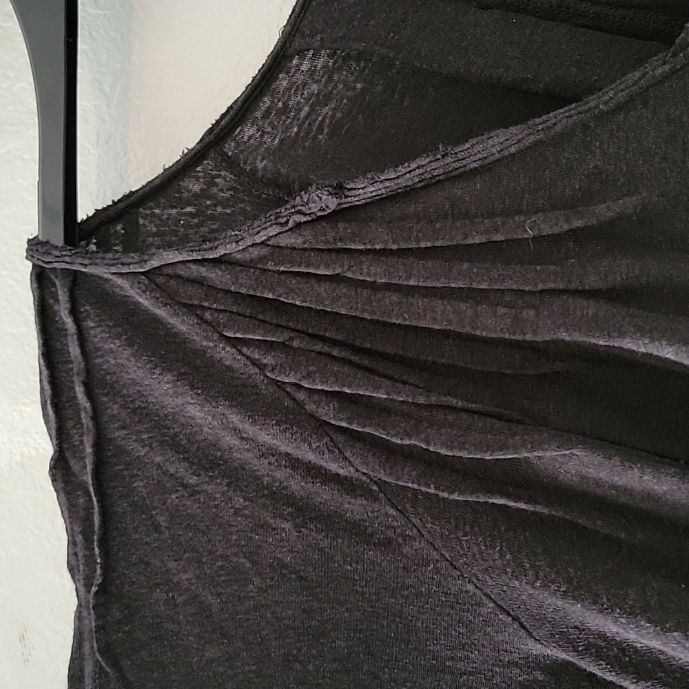 Free People Oversized Black shirt Fits S M L XL - Picture 5 of 8